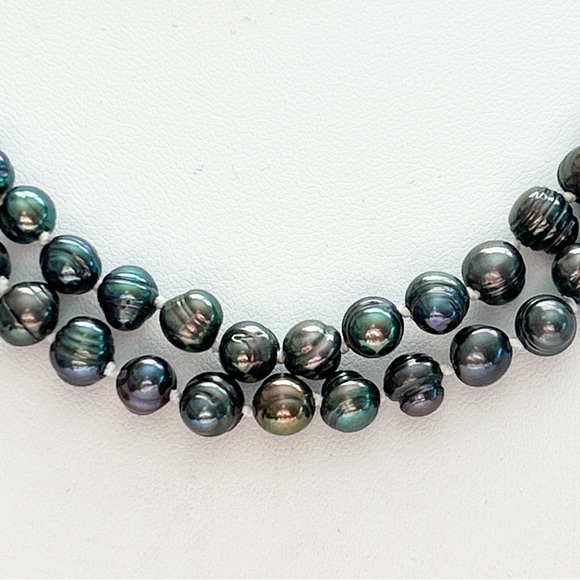 Gorgeous Baroque Peacock Pearl Necklace - Picture 4 of 10